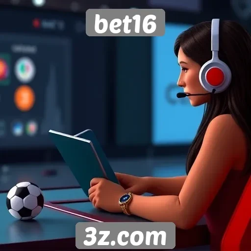 Opcões de suporte ao cliente no site Bet16